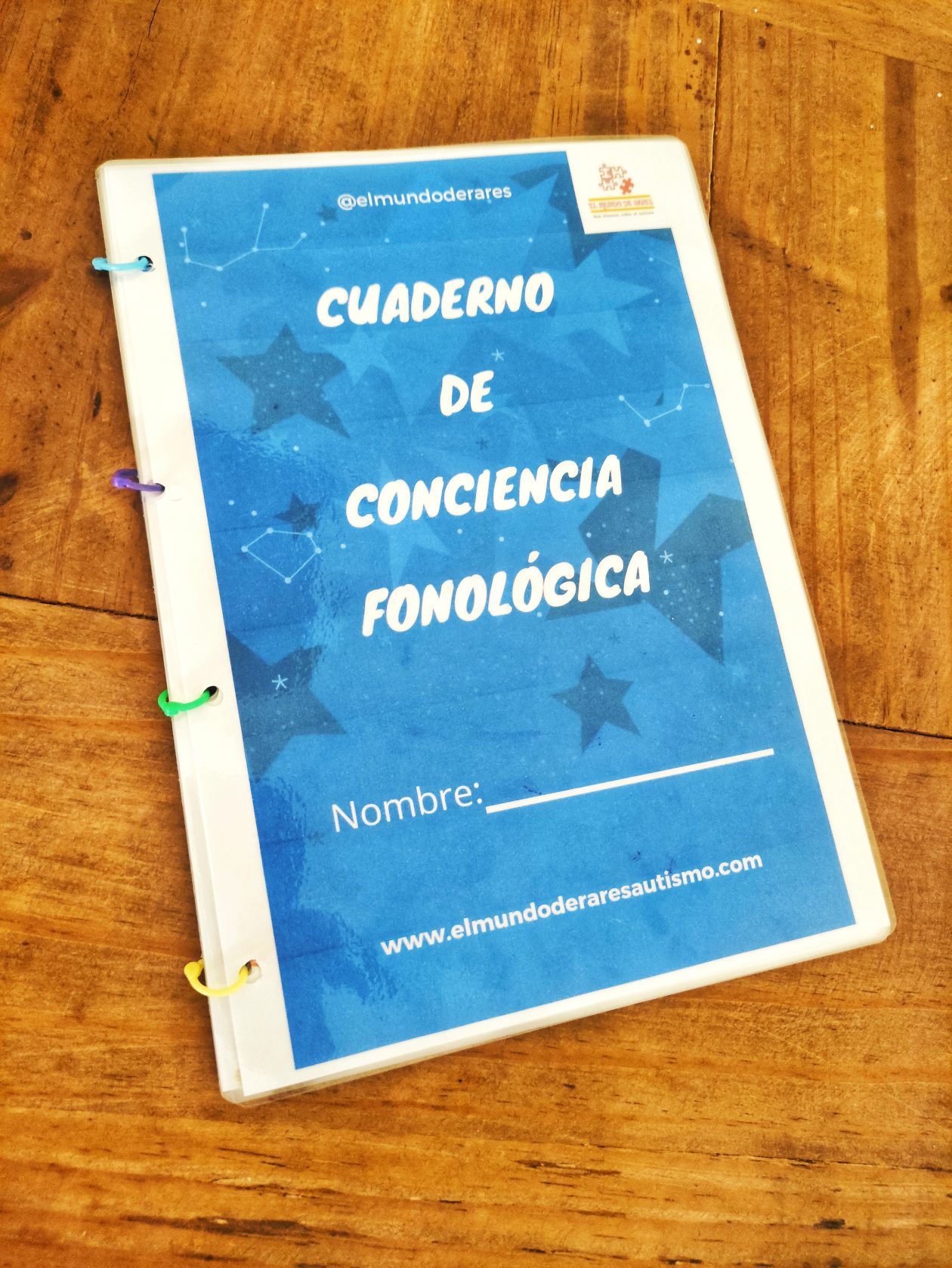 Cuaderno de Conciencia Fonológica – El Mundo de Rares